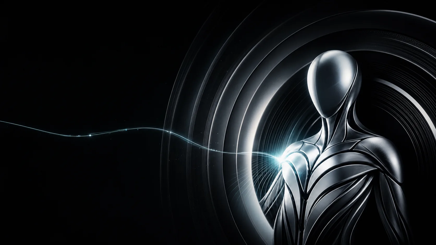 TR4NSFORM’s approved humanoid artwork representing specialist human-centred intelligence.